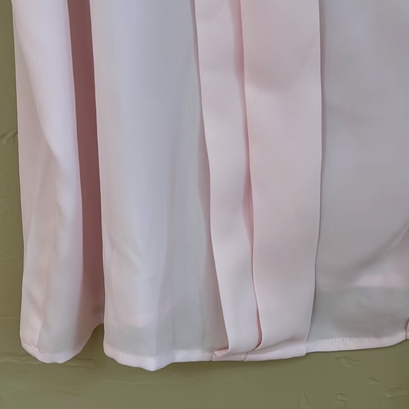 NWOT J.Crew Factory | Tie-front sleeveless blouse | Light Pink | Size M - Picture 11 of 14